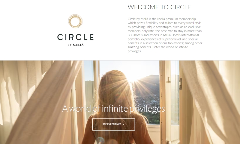 Новый таймшер Circle by Melia испанской Melia Hotels International